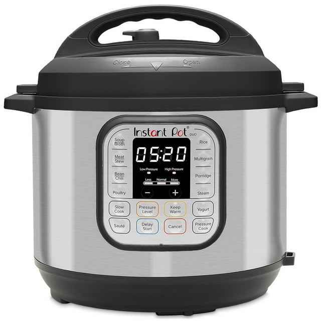 Instant Pot, 6-Quart Duo Electric Pressure Cooker, 7-in-1 Yogurt Maker, Food Steamer, Slow Cooker, Rice Cooker and More