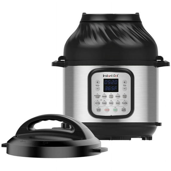 Instant Pot 6qt Duo Crisp 11-in-1 Electric Pressure Cooker with Air Fryer Lid, Silver