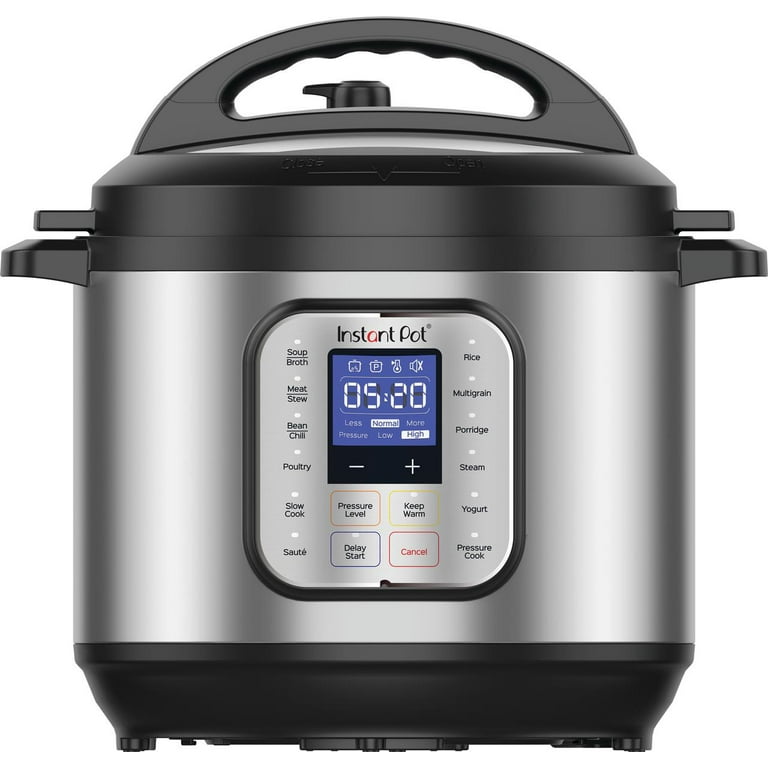 Instant Pot 7-in-1 Multi-Cooker, Electric Pressure Cooker, Slow Cooker,  Rice Cooker, Steamer, Sauté, Yogurt Maker, Warmer & Sterilizer, Includes  Free Mobile Recipe App, Stainless Steel, 8 Quart 