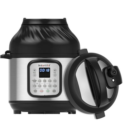 Instant Pot 8 Quart Crisp Multi-Cooker + Air Fryer, 9-in-1: Pressure Cook, Steam, Slow Cook, Sauté, Air Fry, Bake, Broil, Roast, Keep Warm, Rice, Oatmeal
