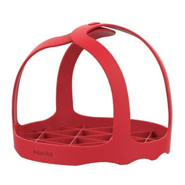 Instant Pot Bakeware Sling Official Silicone Accessory, Compatible with 6-quart and 8-quart Cookers in Red