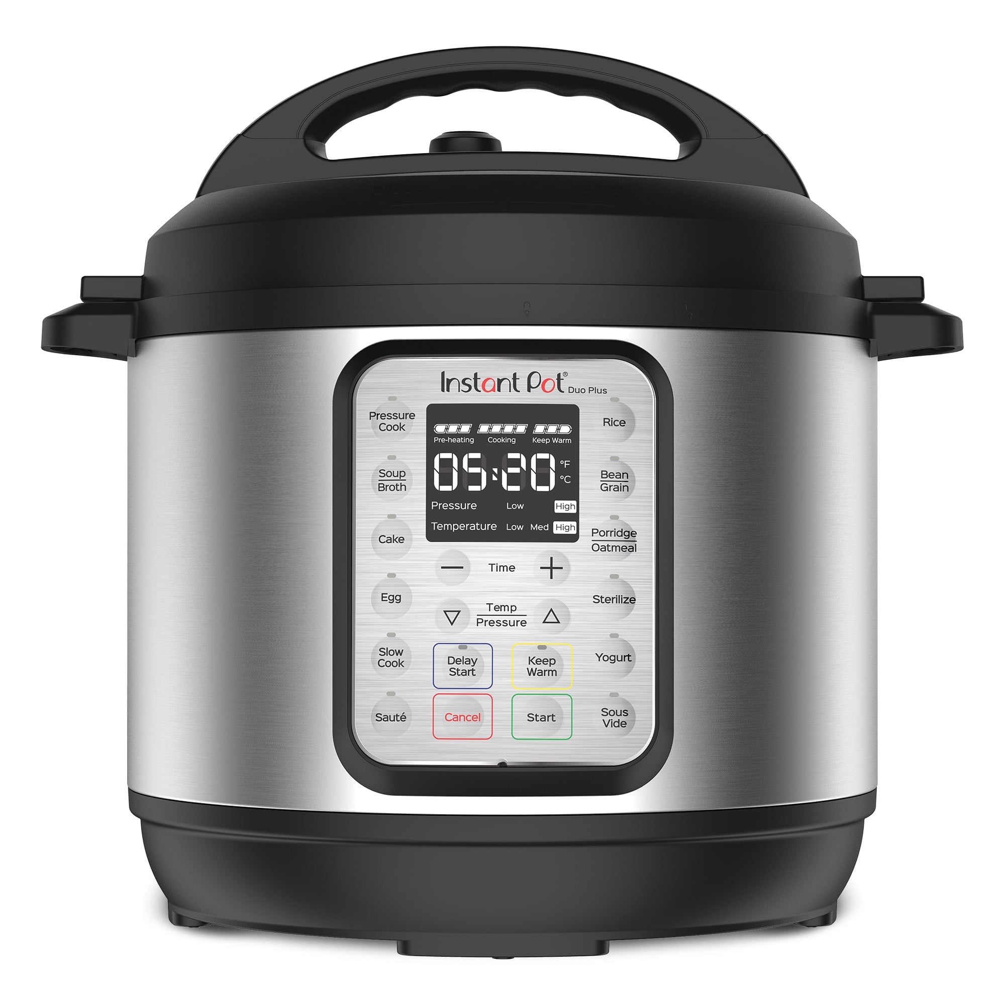 Instant Pot 6Qt Duo Plus 9-in-1 Multicooker, Pressure Cooker, Slow Cook, Rice Maker, Steamer, Saut, Yogurt, Warmer & Sterilizer, Stainless Steel, 6 Quarts