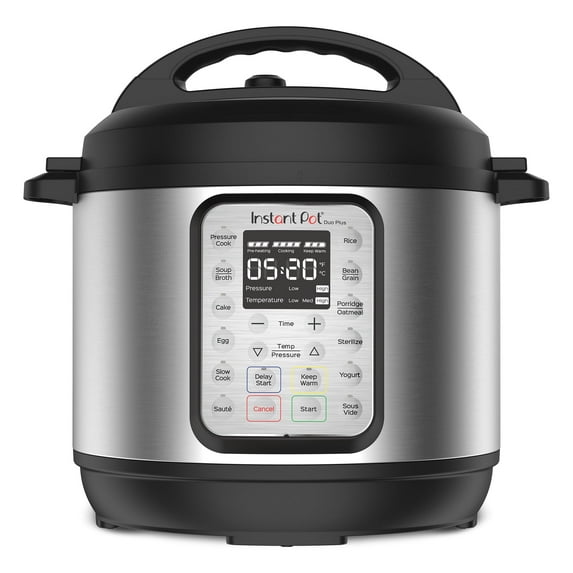Instant Pot 6Qt Duo Plus 9-in-1 Multicooker, Pressure Cooker, Slow Cook, Rice Maker, Steamer, Sauté, Yogurt, Warmer & Sterilizer, Stainless Steel, 6 Quarts