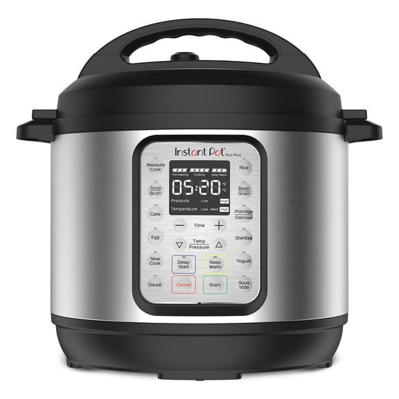 Instant Pot 6Qt Duo Plus 9-in-1 Multicooker, Pressure Cooker, Slow Cook, Rice Maker, Steamer, Saut, Yogurt, Warmer & Sterilizer, Stainless Steel, 6 Quarts