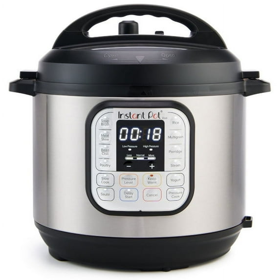 Instant Pot Duo 7-in-1 Electric Pressure Cooker, Slow Cooker, Rice Cooker, Steamer, Sauté, Yogurt Maker, Warmer & Sterilizer, Includes Free App with over 1900 Recipes, Stainless Steel, 3 Quart