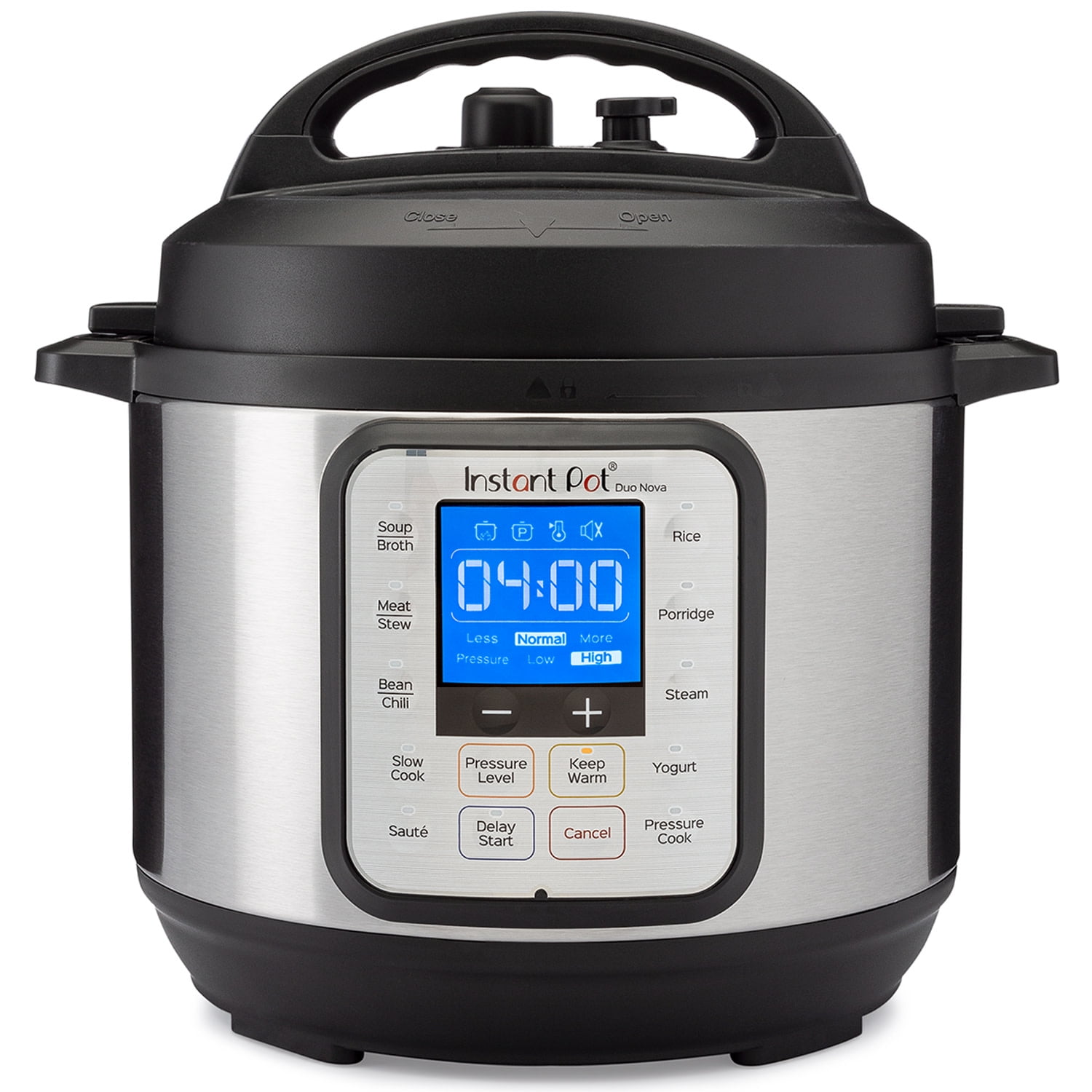 Instant Pot Duo Nova Electric Pressure Cooker qt Stainless Steel
