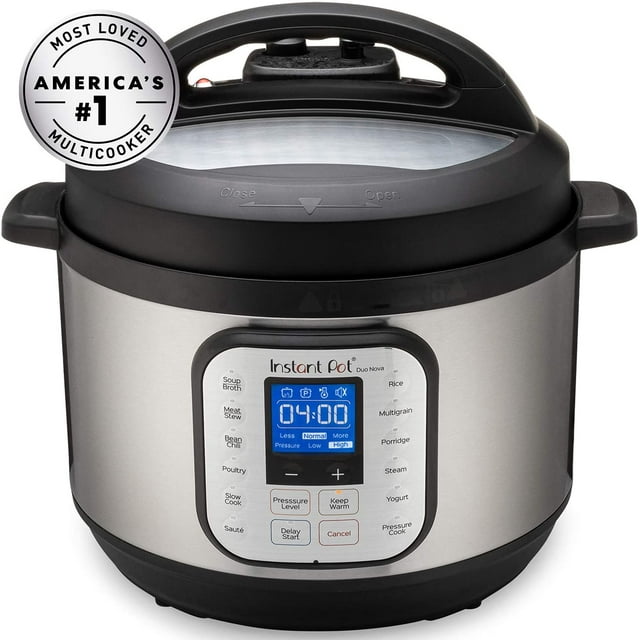 Instant Pot Duo Nova, 10 Qt 7in1 Multicooker Pressure Cooker, Slow