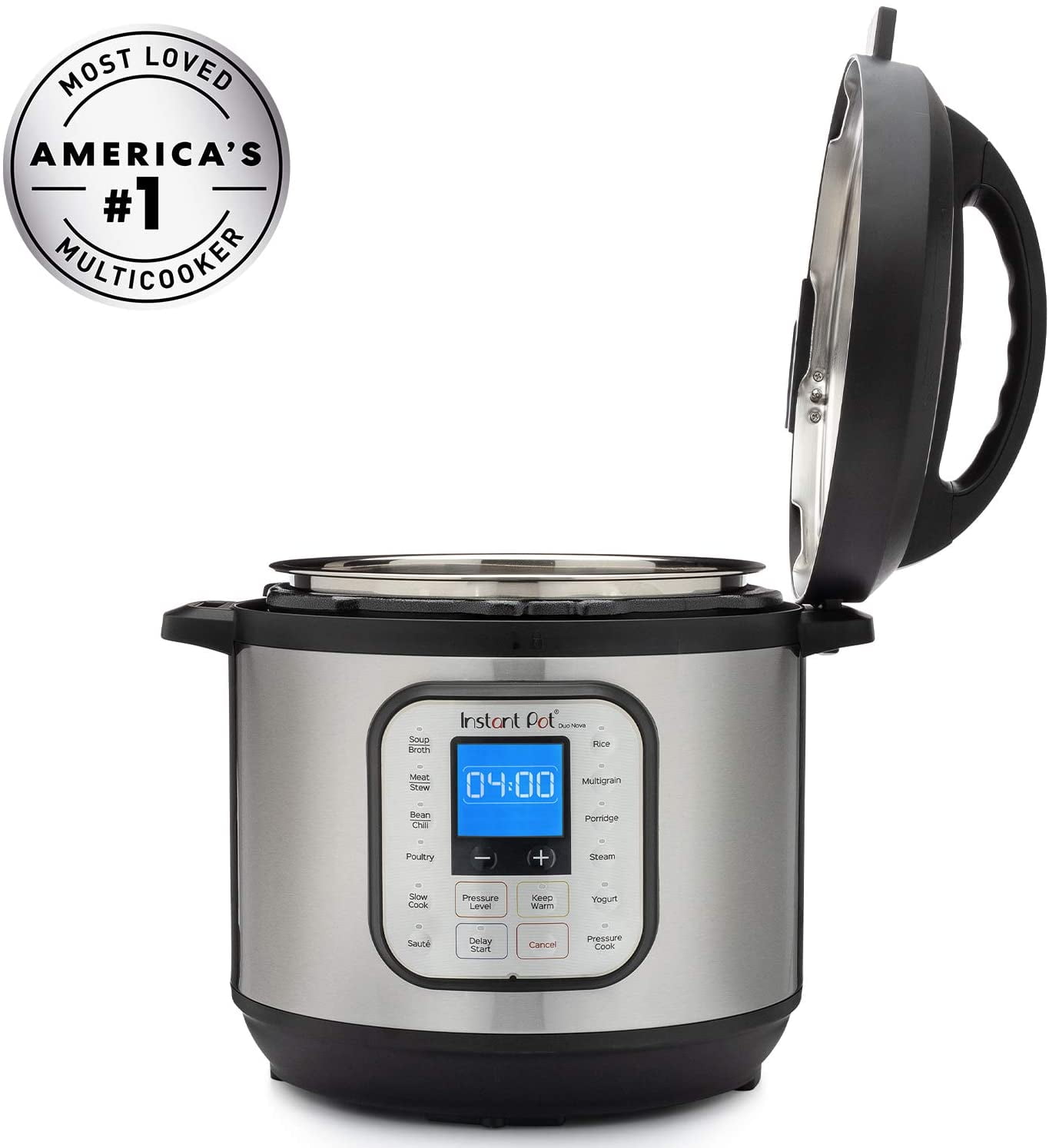 Instant Pot Duo Nova 7-in-1 Pressure Cooker, 8Qt, Best for