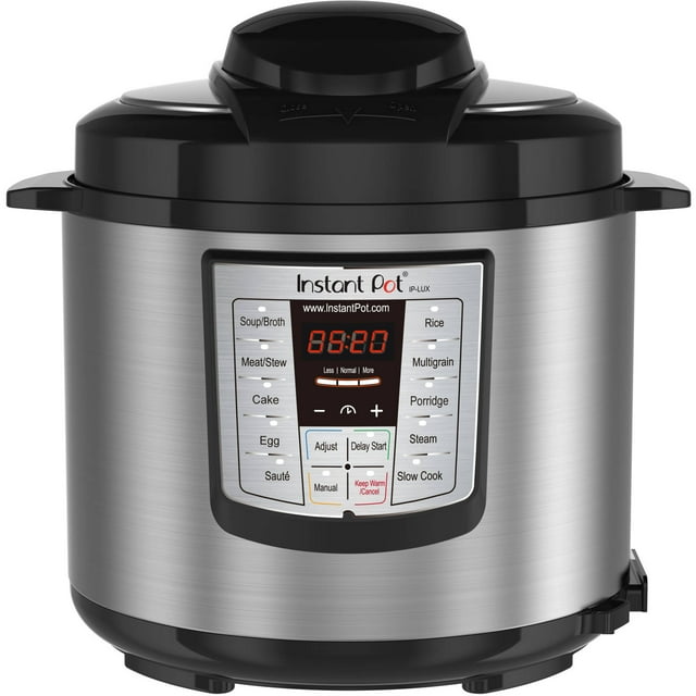 Instant Pot LUX60 6 Qt 6-in-1 Multi-Use Programmable Pressure Cooker, Slow Cooker, Rice Cooker, Saut, Steamer, and Warmer