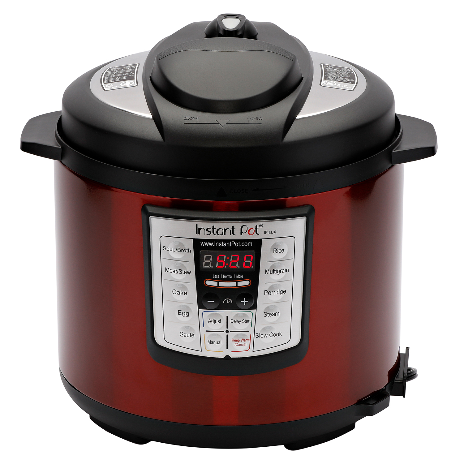 Instant Pot LUX60 Red Stainless Steel 6 Qt 6-in-1 Multi-Use Programmable Pressure Cooker, Slow Cooker, Rice Cooker, Saute, Steamer, and Warmer - image 1 of 8