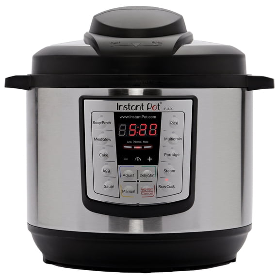 Instant Pot LUX60 6 Qt 6-in-1 Multi-Use Programmable Pressure Cooker, Slow Cooker, Rice Cooker, Sauté, Steamer, and Warmer
