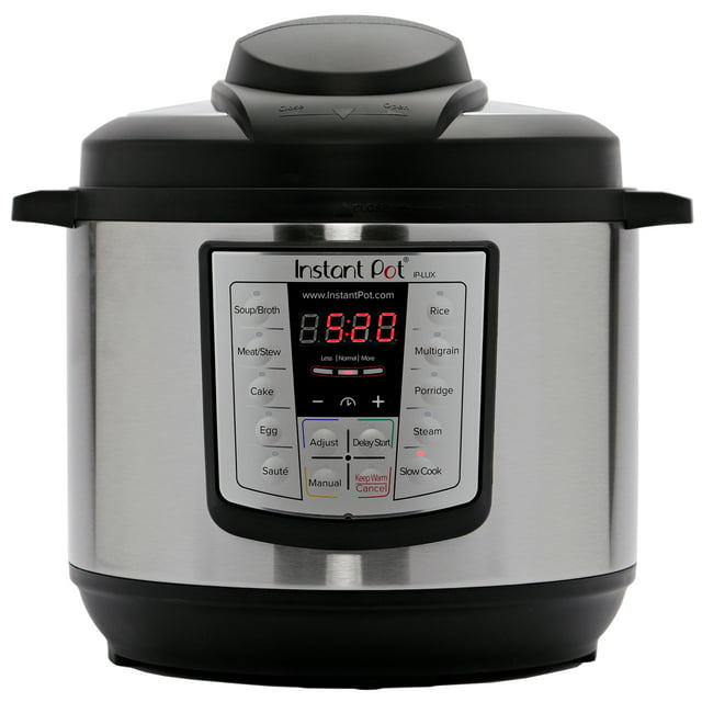 Instant Pot LUX60 V3 6-Quart 6-in-1 Multi-Use Programmable Pressure Cooker, Slow Cooker, Rice Cooker, Sauté, Steamer, and Warmer