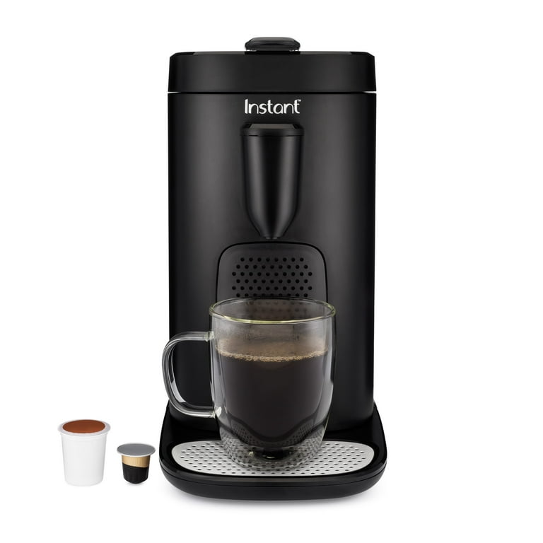 Instant Pot Multi-Pod Single Brew Coffee and Espresso Maker, Fits Nespresso Capsules and K-Cup Pods with Reusable Coffee Pod for Coffee, 2 to 12 oz. Brew Sizes, 68 oz Water Reservoir -