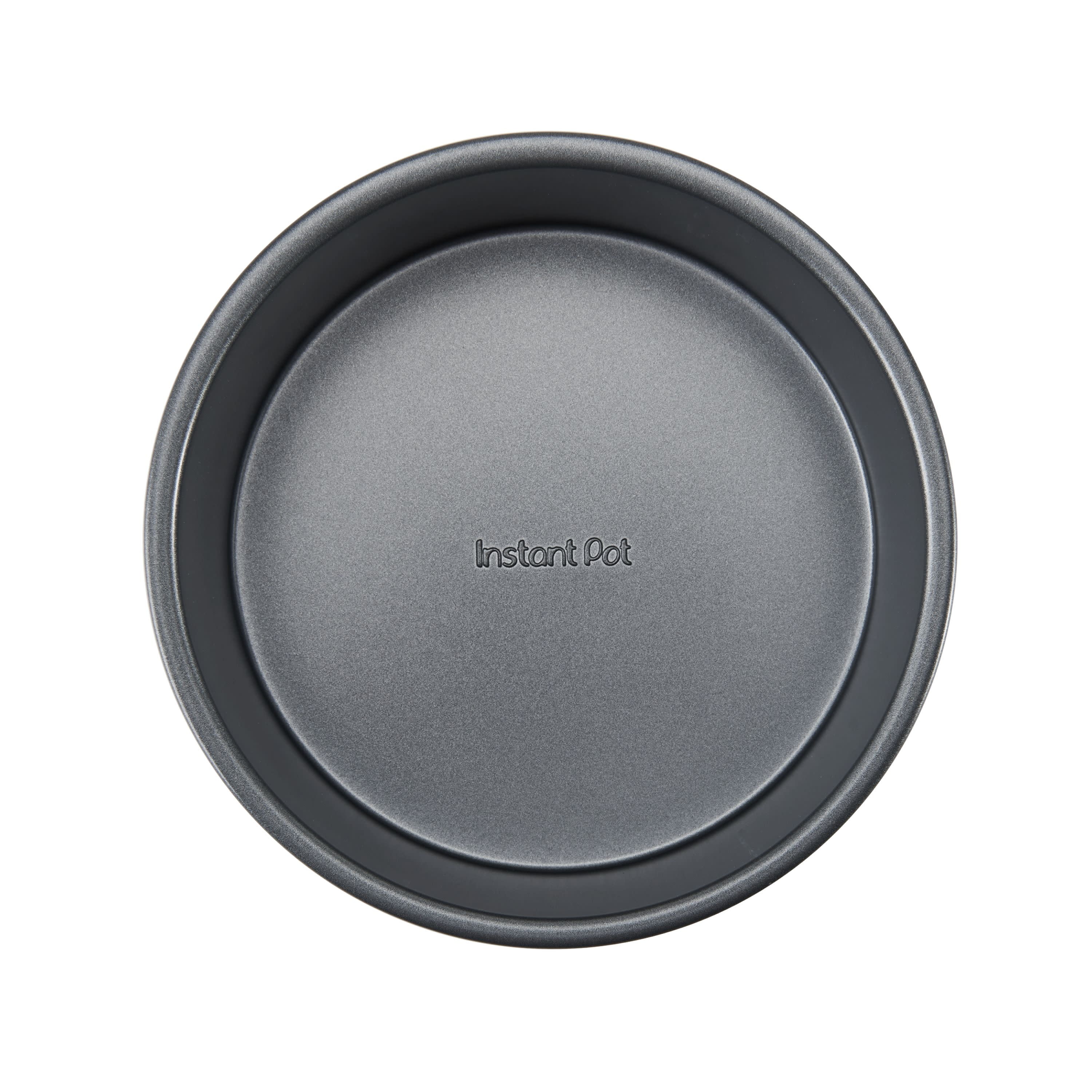 Instant Pot 5252321 Official Round Cake Pan, 7-Inch, Gray and Official  Springform Pan, 7.5-Inch, Gray