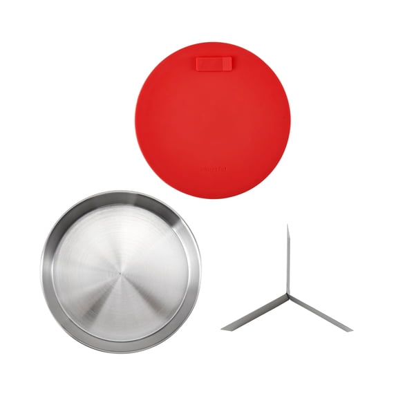 Instant Pot Official Round Cake Pan with Lid and Removable Divider