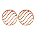 thumbnail image 1 of Instant Pot Official Silicone Roasting Rack, Set of 2 - Non-Stick Draining Insert for Meats, Fish & Vegetables, Compatible with 6-Quart & 8-Quart Cookers - Heat Resistant & Dishwasher Safe (Orange), 1 of 5