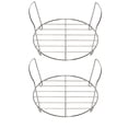 thumbnail image 1 of Instant Pot Official Stainless Steel Wire Roasting Rack, Set of 2 - Durable 18/8 Stainless Steel with Handles, Multi-Use Rack for Roasting & Serving, Dishwasher Safe, Fits 6 & 8 Quart Cookers, 1 of 4