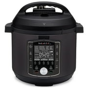 وعاء فوري 8Qt Pro 10 في 1 طباخ بطيء متعدد، طباخ ضغط، طهي بطيء، طباخ أرز/حبوب، باخرة، سوت، سوس فيد، صانع زبادي، معقم ومدفأة، أسود