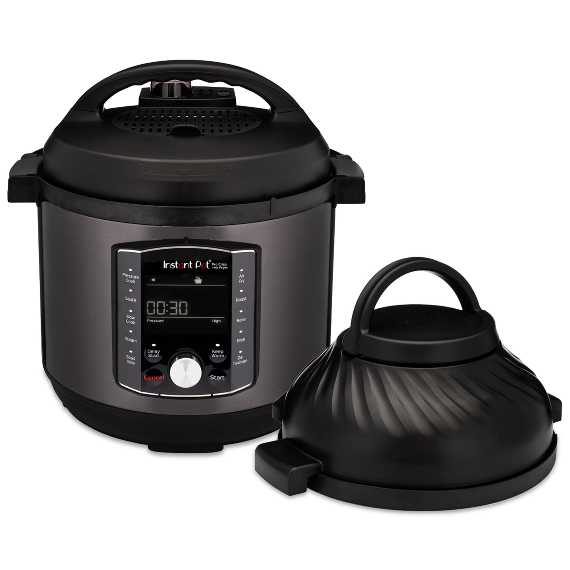 Instant Pot Pro Crisp 8-Quart Air Fryer and Electric Pressure Cooker Combo with Multicooker Lids