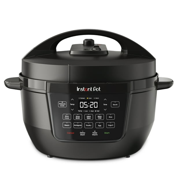 Instant Pot RIO Wide Base 7.5 Qt Large Pressure Cooker with 7 in 1 Multicooker Settings Walmart Business Supplies