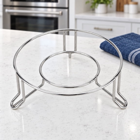 Instant Pot Trivet,Steaming Rack For Pot,Stainless Steel Steaming Rack,Stackable Instant Pot Trivet Stand,Round Pot Steamer Insert Food Stand For Kitchen Table Countertops Cooling