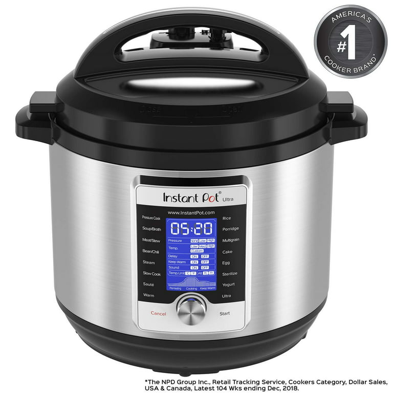  Instant Pot Duo Plus, 8-Quart Whisper Quiet 9-in-1 Electric Pressure  Cooker, Slow Rice Cooker, Steamer, Sauté, Yogurt Maker, Warmer &  Sterilizer, App With Over 800 Recipes, Stainless Steel : Home 