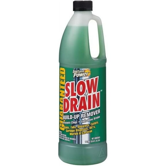 Instant Power 1906 33.8 Oz Slow Drain Build Up Remover