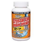 Instant Power Crystal Lye Drain Opener, 1 Count, 16 oz