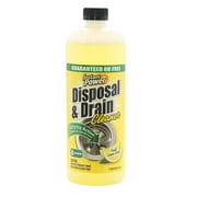 Instant Power Disposal & Drain Cleaner, 33.8 fl oz, Lemon Scent