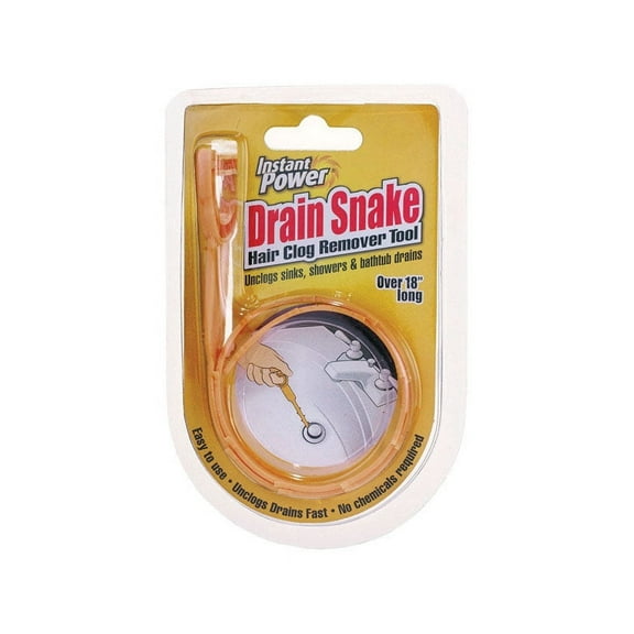 Instant Power Drain Snake Hair Clog Remover Tool 1.5 ft. L