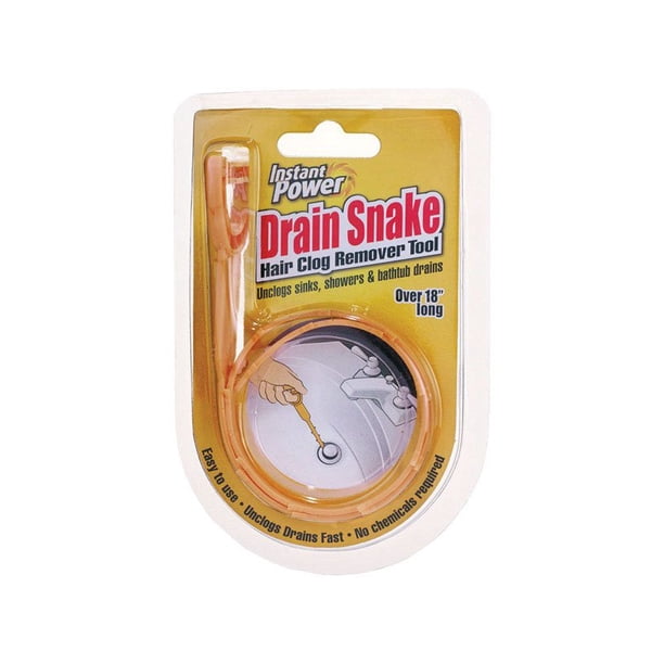 Instant Power Drain Snake - Hair Clog Remover Tool, Sink, Shower