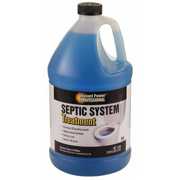Septic Tank Treatment, 1 gal. Jug, Unscented Liquid, Ready To Use, 1 EA
