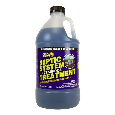Instant Power® Septic System & Cesspool Treatment, 67.6 FL OZ (2 Liter) Will Keep Your Septic System Functioning at Peak Performance and Help Control Odors.