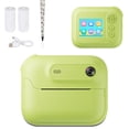 thumbnail image 1 of Instant Print Camera Digital Video Camera USB Rechargeable Instant Photo Printing Camera Support 17 Languages Mini Thermal Print Camera for Girls Boys Birthday Gifts (Green), 1 of 13