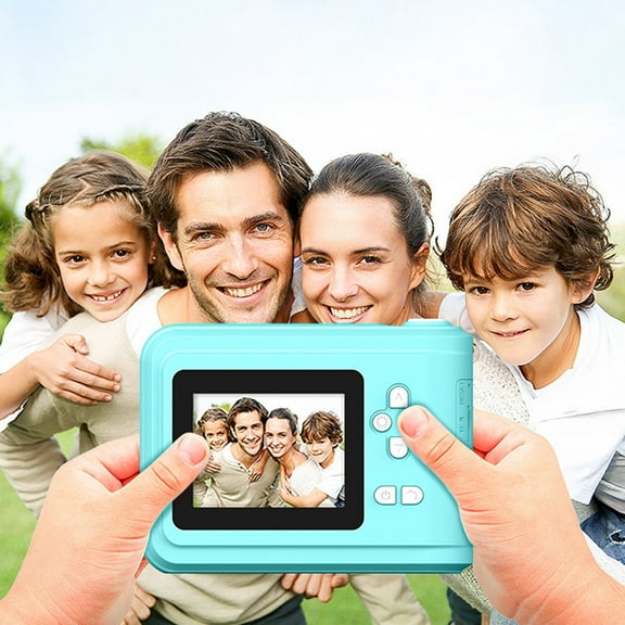 Instant Print Camera, Gaqring KidsPrinting Camera with HD Video Recording, One-Click Photo Printer for ChildrenDIY Coloring Holiday Toys Gifts