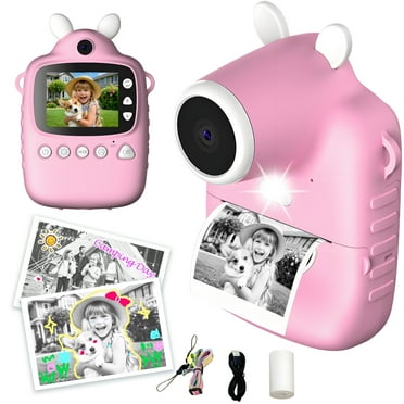 Homelectr Kids Instant Print Camera, Christmas Birthday Gifts for Girls Boys Age 4-12, Portable Digital Instant Cameras