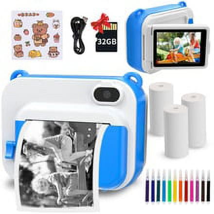 Instant Print Camera for Kids Portable Digital Creative Print Camera ...