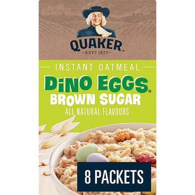 Instant Quaker Oats Dino Eggs Oatmeal, 304g/10.7 oz