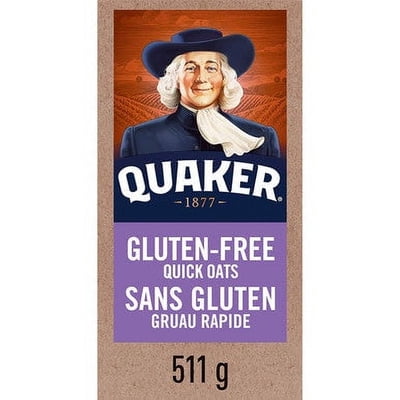 Instant Quaker Quick Oats Gluten-Free  511g/18 oz