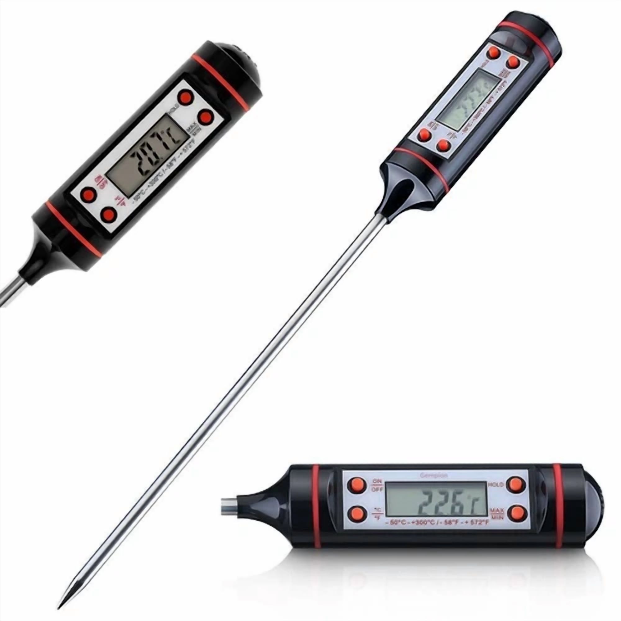 Instant Read Digital Electronic Kitchen Cooking Bbq Grill Food Meat Thermometer