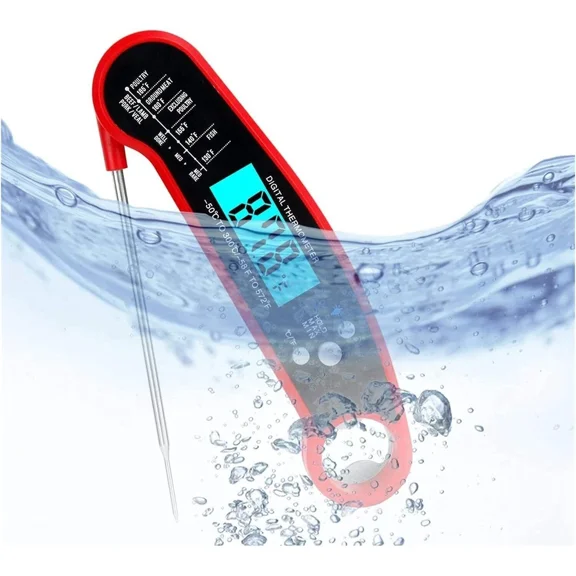 Instant Read Digital Meat Thermometer Fast For Kitchen Food Cooking Bbq Grilling