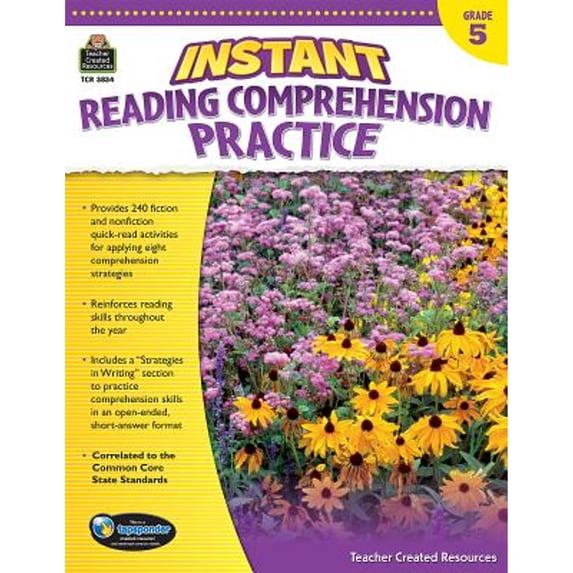 Pre-Owned Instant Reading Comprehension Practice Grade 5 (Paperback) 1420638343 9781420638349