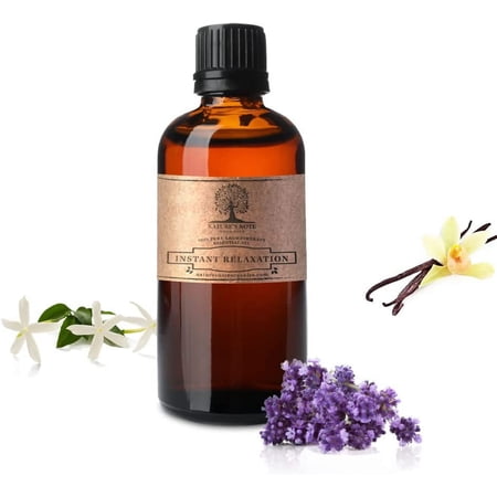 Instant Relaxation - 100% Pure Aromatherapy Grade Essential oil by Nature's Note Organics - 0.3 Fl Oz