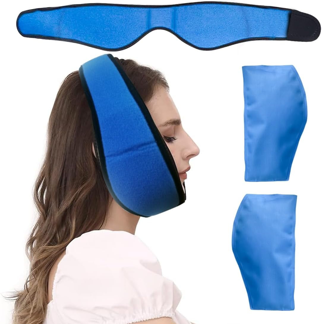 Instant Relief Face Ice Pack for Wisdom Teeth, Jaw, and Oral Pain