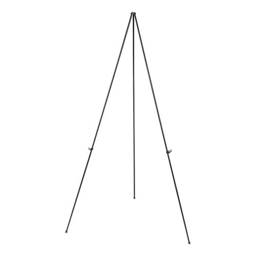 Instant Setup Foldaway Easel, Adjusts 15" To 61" High, Steel, Black | Bundle of 10 Each