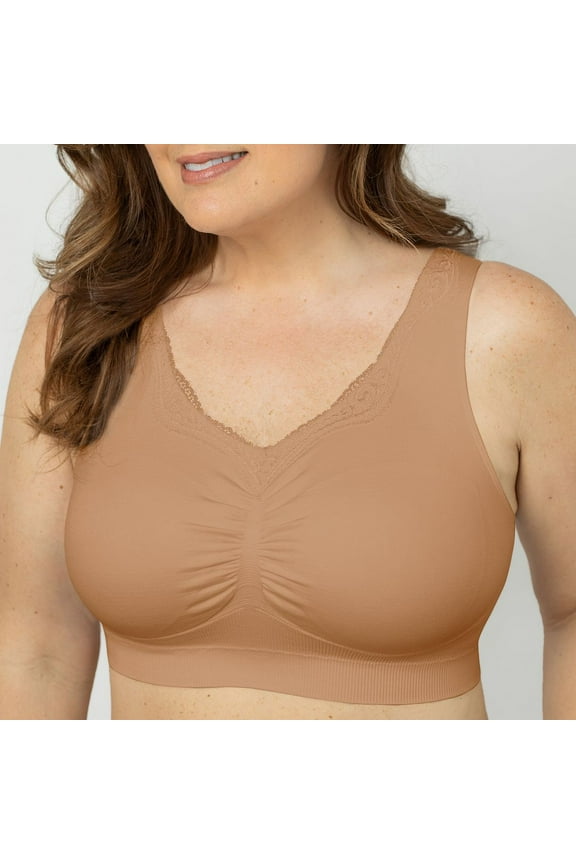 Seamless Leisure Bra with Removable Pads