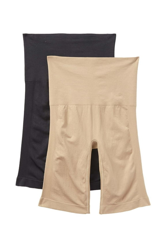 Women's 2 Pack Seamless High Waist Long Leg Shapewear