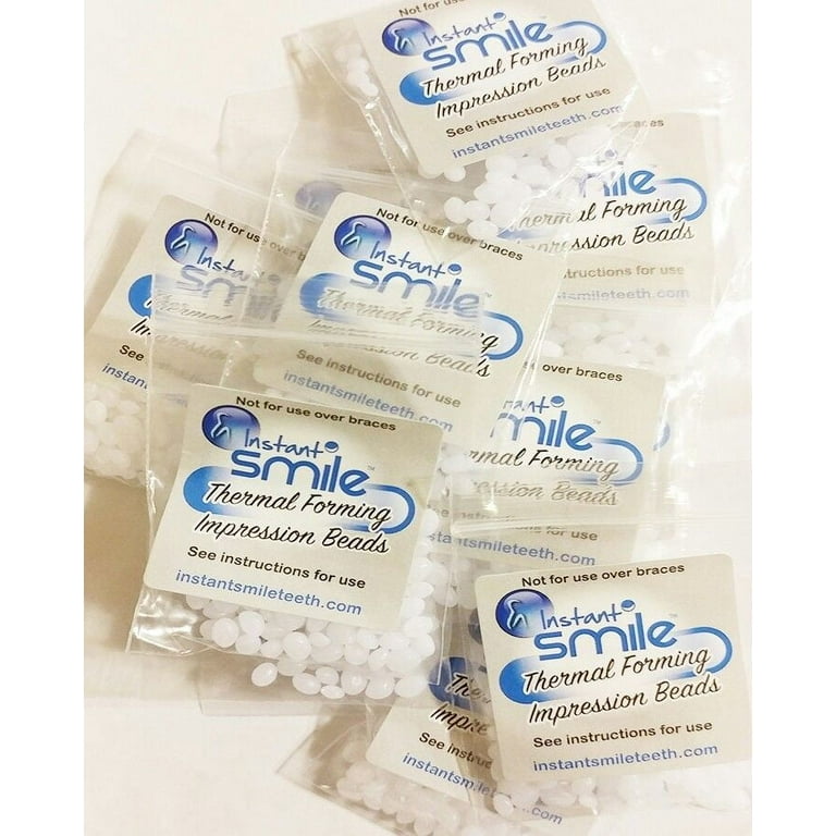 Instant Smile 12 Pack Thermal Fitting Beads Cosmetic Dr Bailey's Dental Makeover