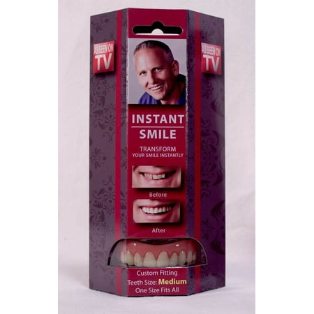 Instant Smile Deluxe Teeth MEDIUM Top Fake Cosmetic Impression Material