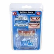 Instant Smile Secure Fit Upper Teeth Veneer- Temporary Aesthetic Smile Accessory Non-Medical, Removable